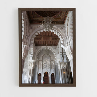ap-hassan ii mosque casablanca-8 cadre Bois foncé