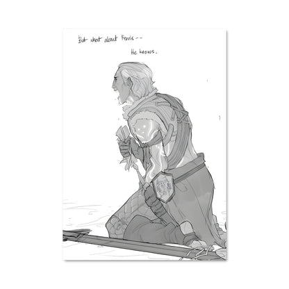 Poster Assise dans la Sérénité