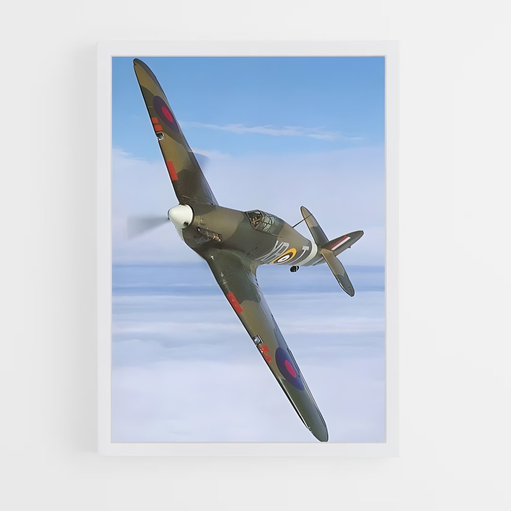 ap-hawker hurricane-1 cadre Blanc