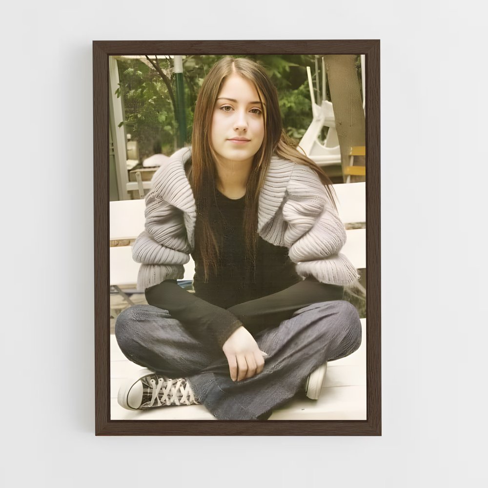 ap-hazal kaya-12 cadre Bois foncé