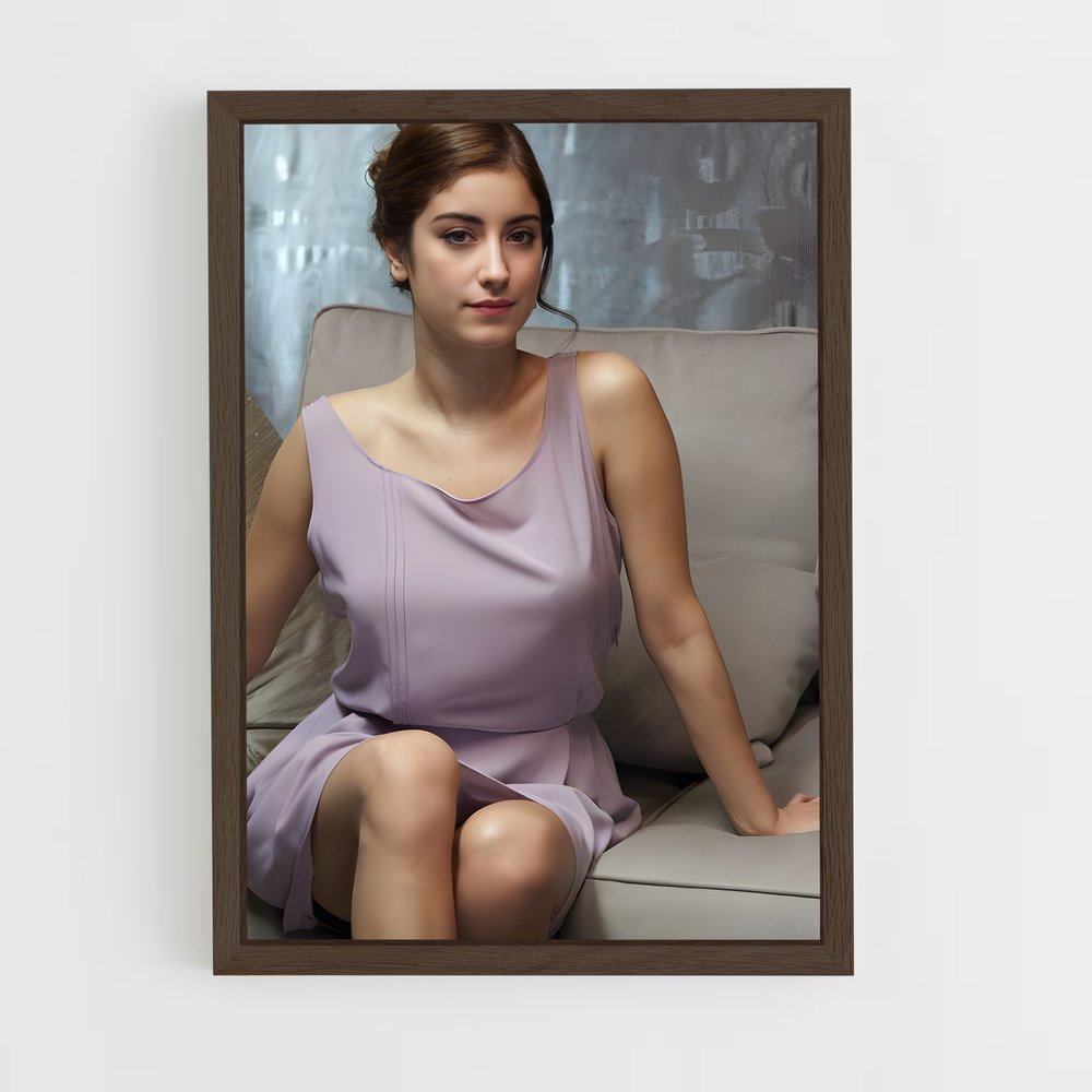 ap-hazal kaya-2 cadre Bois foncé