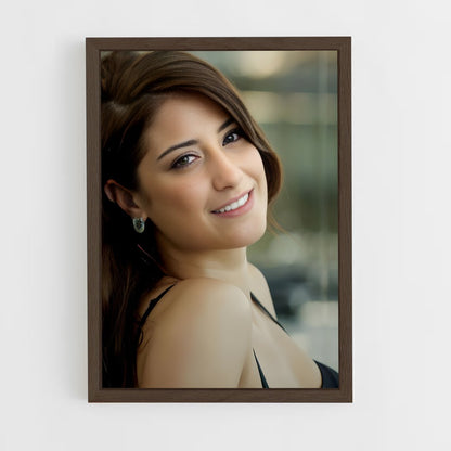 ap-hazal kaya-3 cadre Bois foncé
