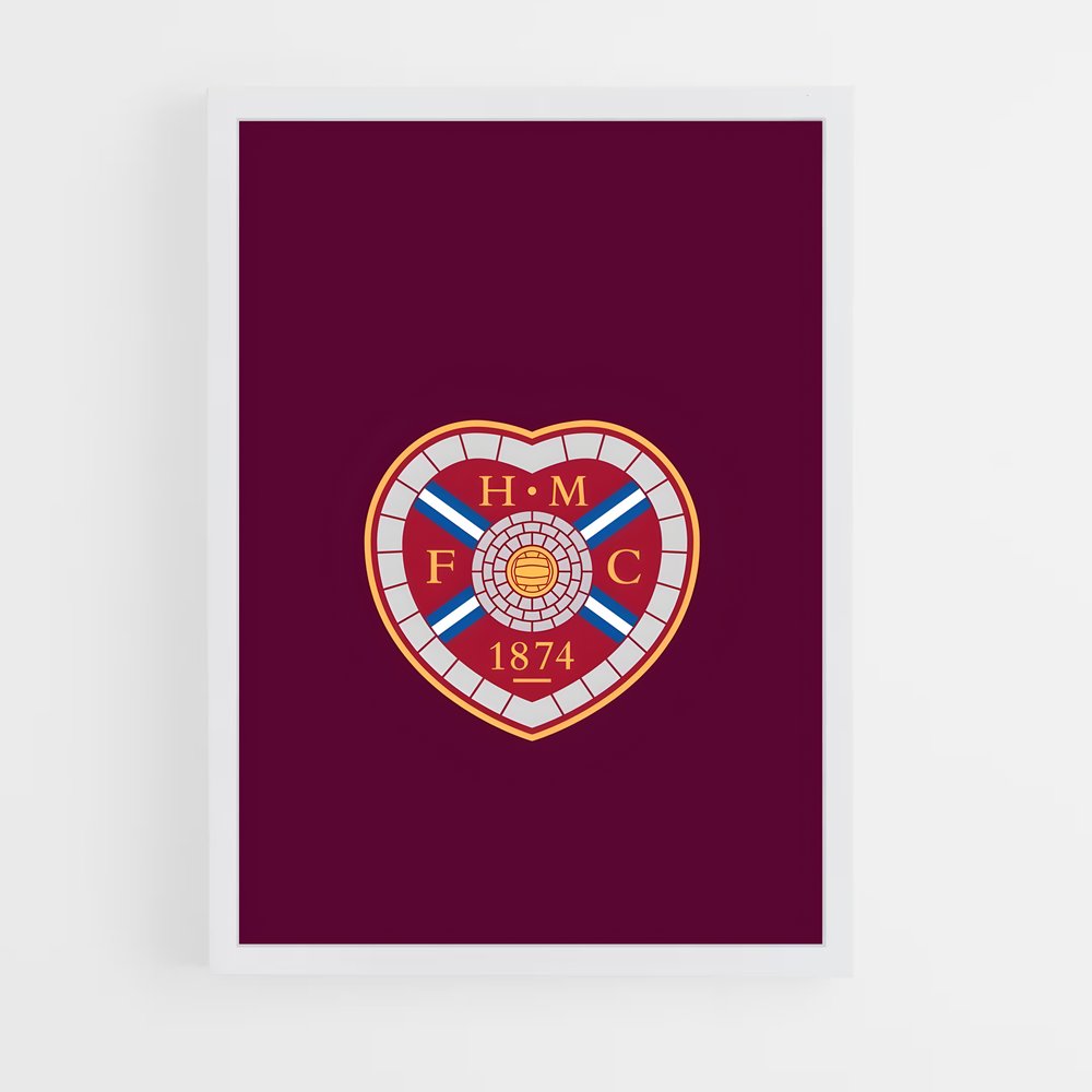 ap-heart of midlothian fc-1 cadre Blanc