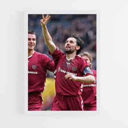 ap-heart of midlothian fc-7 cadre Blanc
