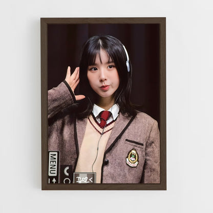 ap-heejin-6 cadre Bois foncé