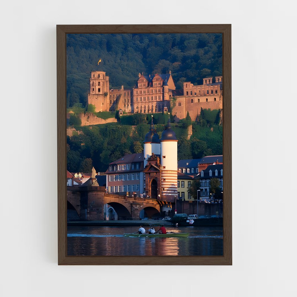 ap-heidelberg castle-1 cadre Bois foncé