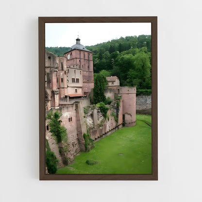 ap-heidelberg castle-2 cadre Bois foncé