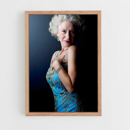 ap-helen mirren-5 cadre Bois clair
