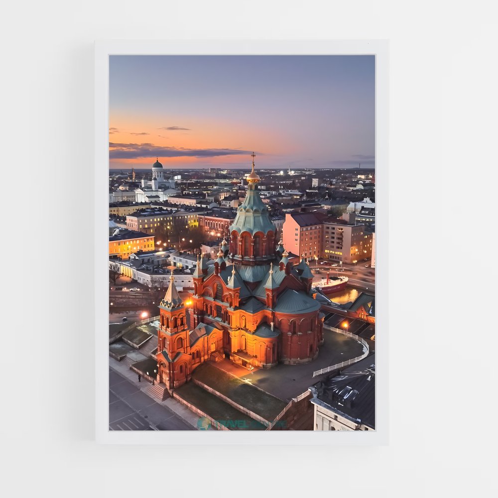 ap-helsinki cathedral-8 cadre Blanc