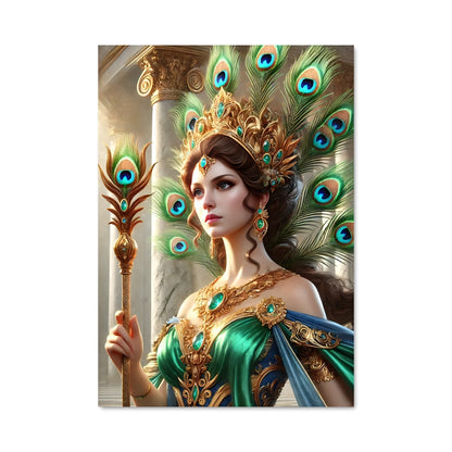 Poster Plumes Émeraude