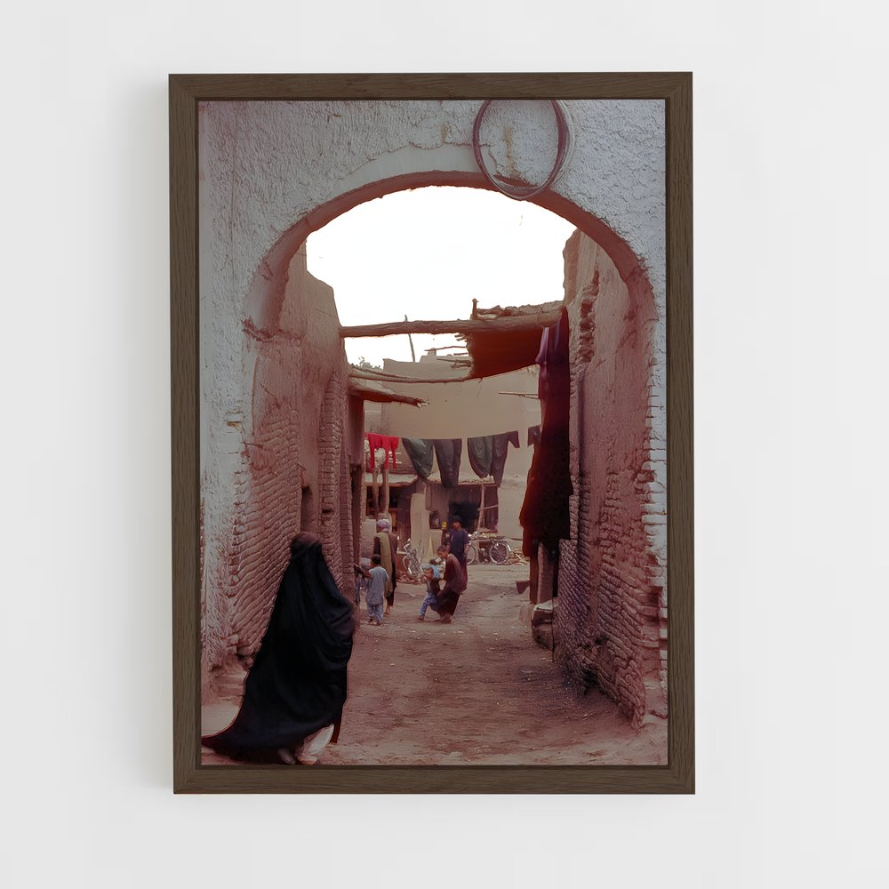 ap-herat-2 cadre Bois foncé