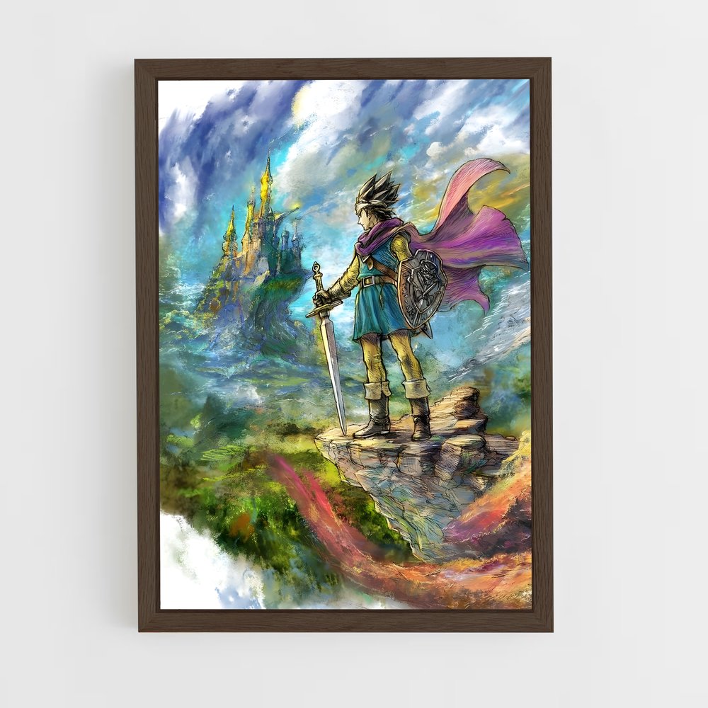 ap-hero dragon quest-2 cadre Bois foncé