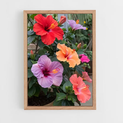 ap-hibiscus-14 cadre Bois clair
