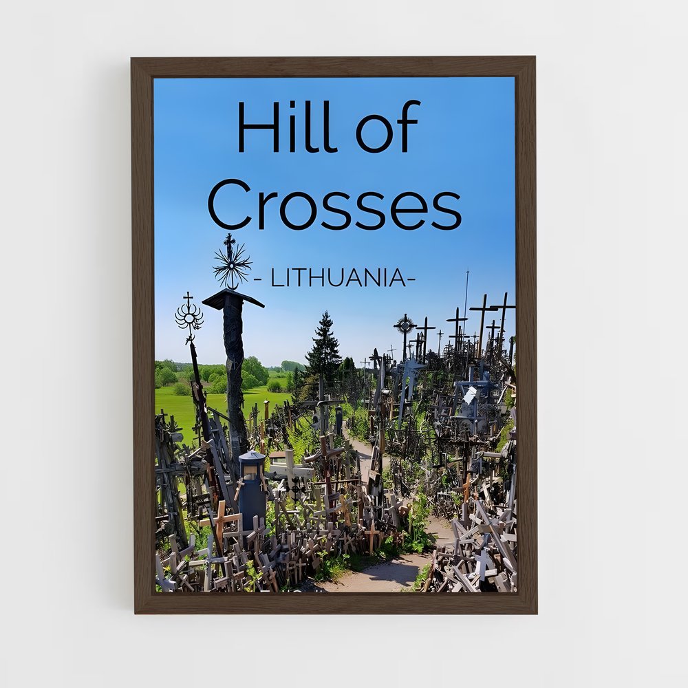 ap-hill of crosses-3 cadre Bois foncé