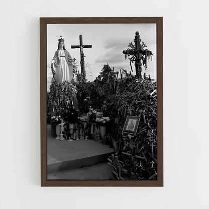 ap-hill of crosses-4 cadre Bois foncé