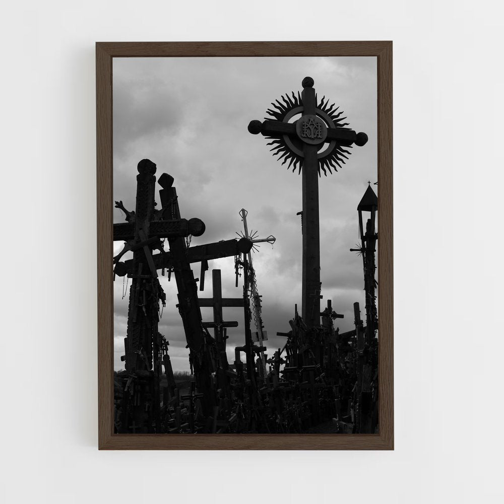 ap-hill of crosses-5 cadre Bois foncé