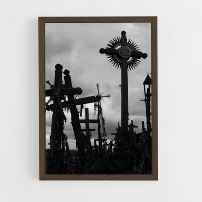 ap-hill of crosses-5 cadre Bois foncé