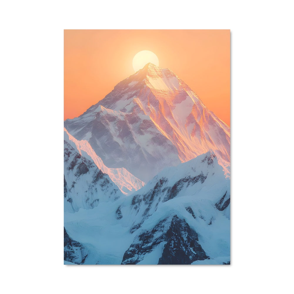 Poster Coucher de Soleil Himalayen