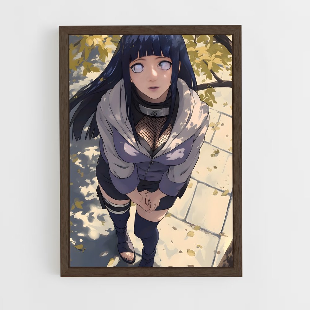 ap-hinata hyuga-1 cadre Bois foncé