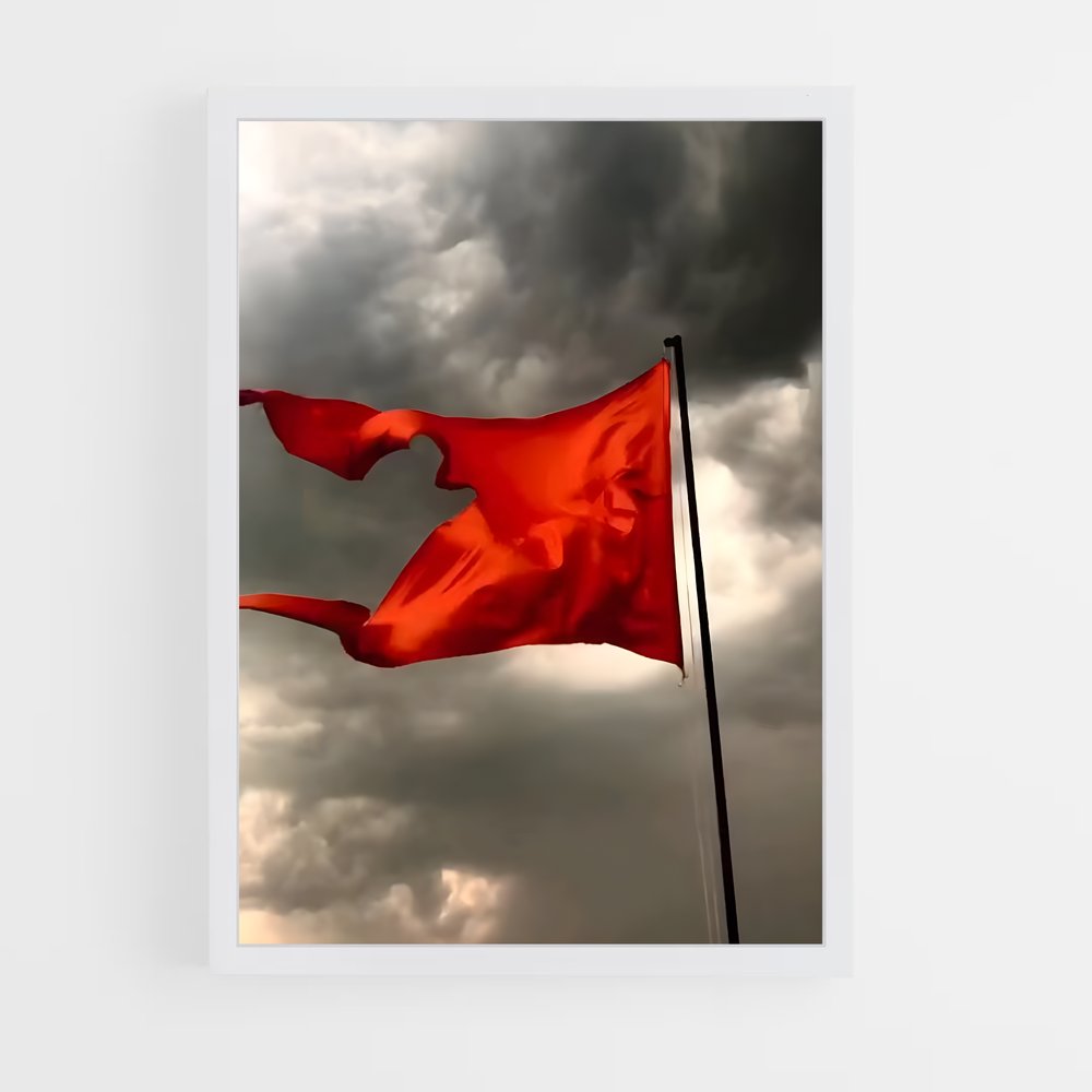 ap-hindu flag-1 cadre Blanc