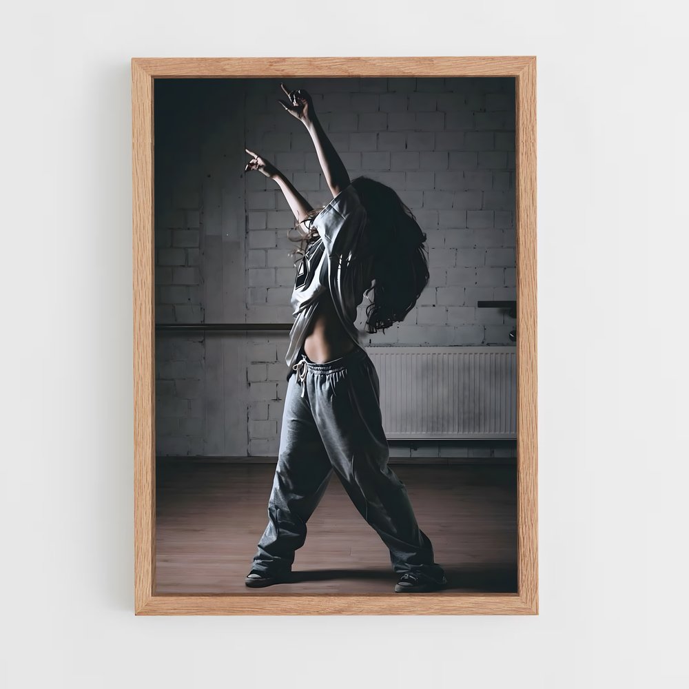 ap-hip hop dance-1 cadre Bois clair