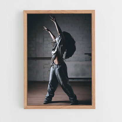 ap-hip hop dance-1 cadre Bois clair