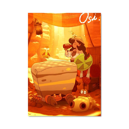 Poster Hippopotas Relax