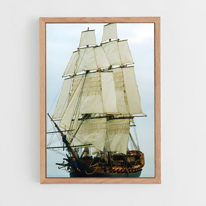ap-historic ships-1 cadre Bois clair