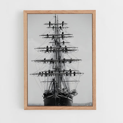 ap-historic ships-4 cadre Bois clair