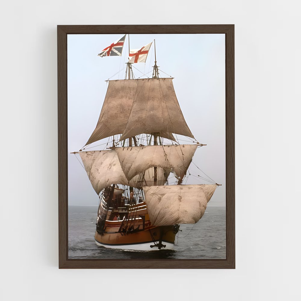 ap-historic ships-5 cadre Bois foncé