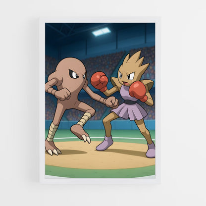 ap-hitmonchan-4 cadre Blanc