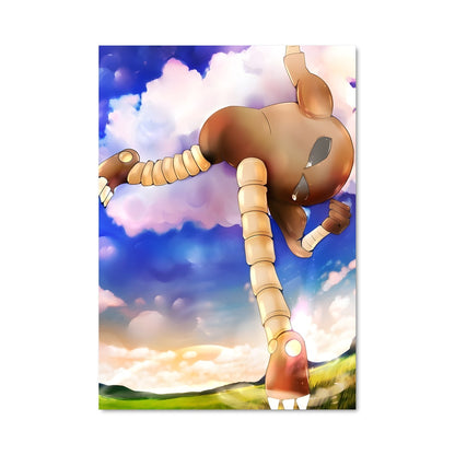 Poster Hitmonlee en Plein Air