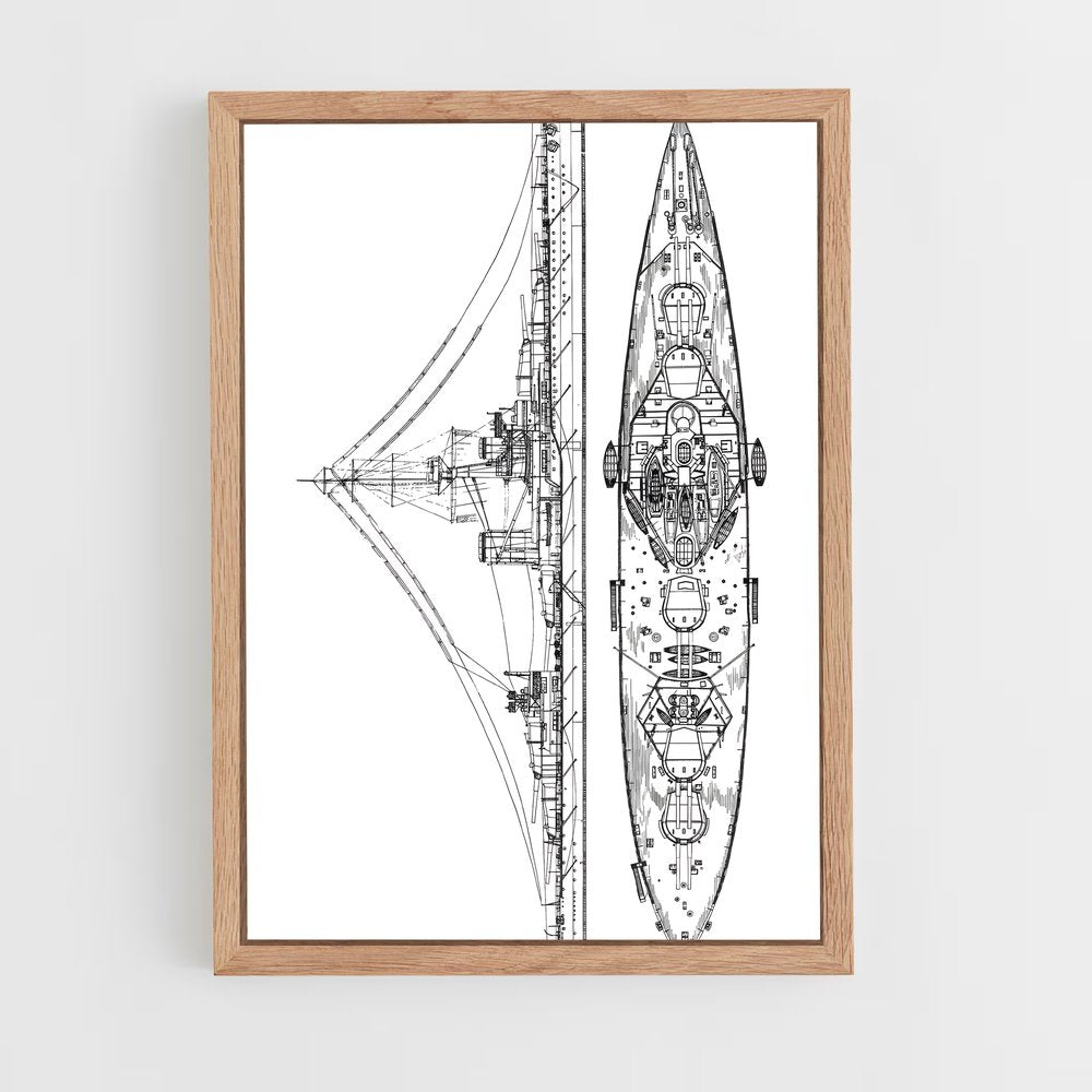 ap-hms dreadnought-2 cadre Bois clair