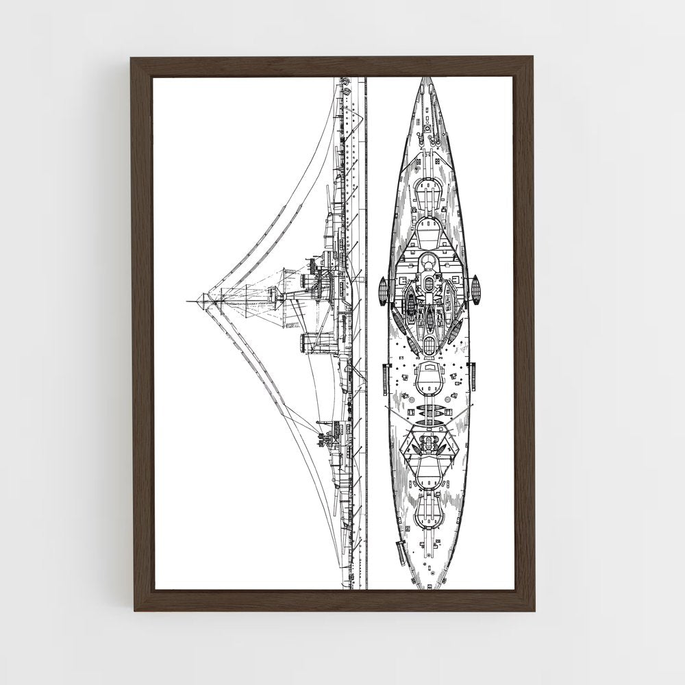 ap-hms dreadnought-2 cadre Bois foncé