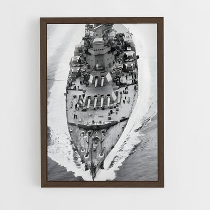 ap-hms king george v-1 cadre Bois foncé
