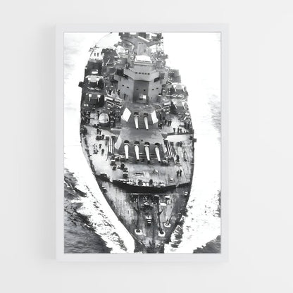 ap-hms king george v-4 cadre Blanc