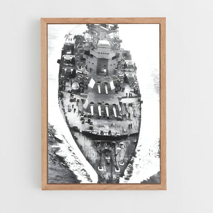 ap-hms king george v-4 cadre Bois clair