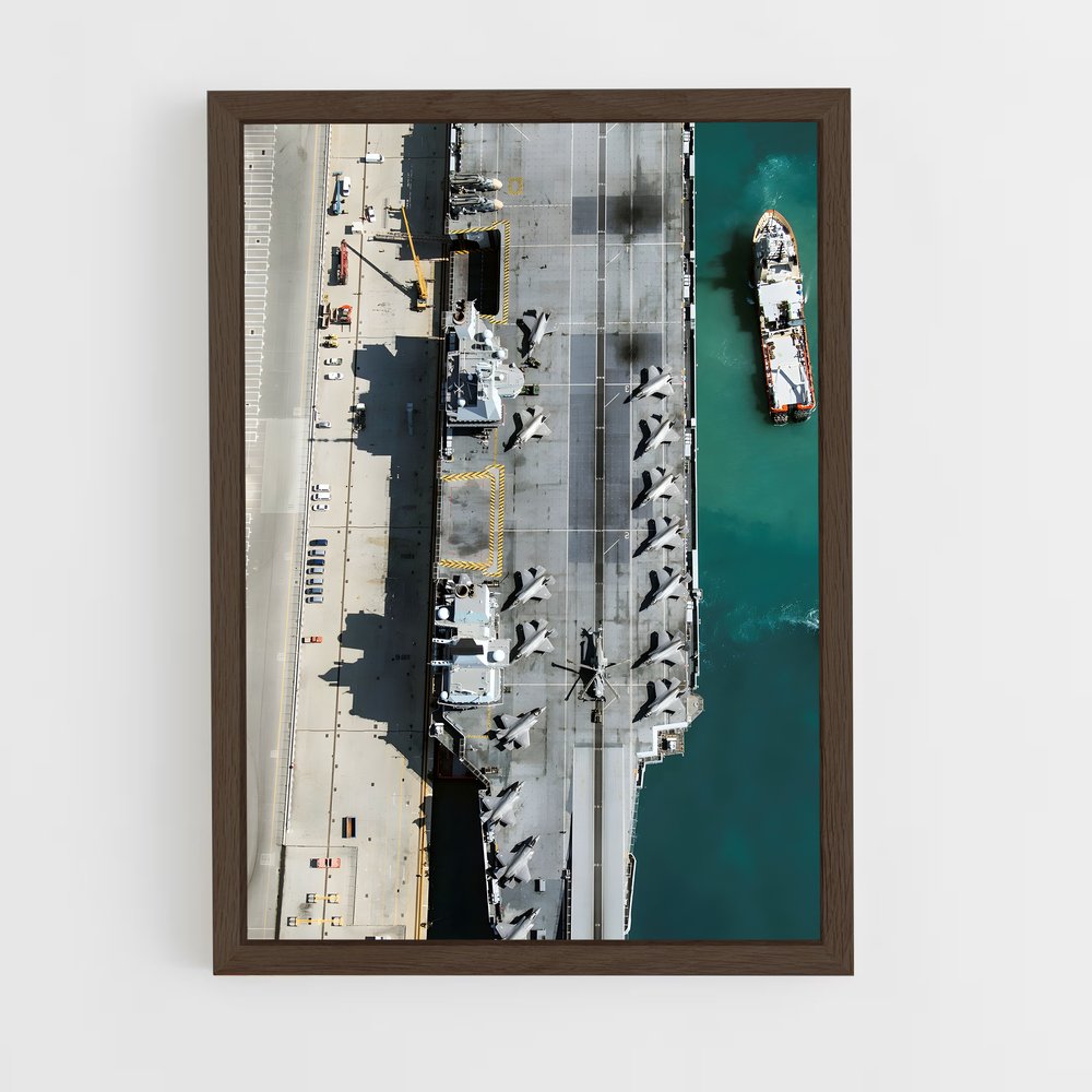 ap-hms queen elizabeth-1 cadre Bois foncé