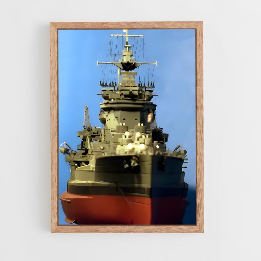 ap-hms warspite-2 cadre Bois clair