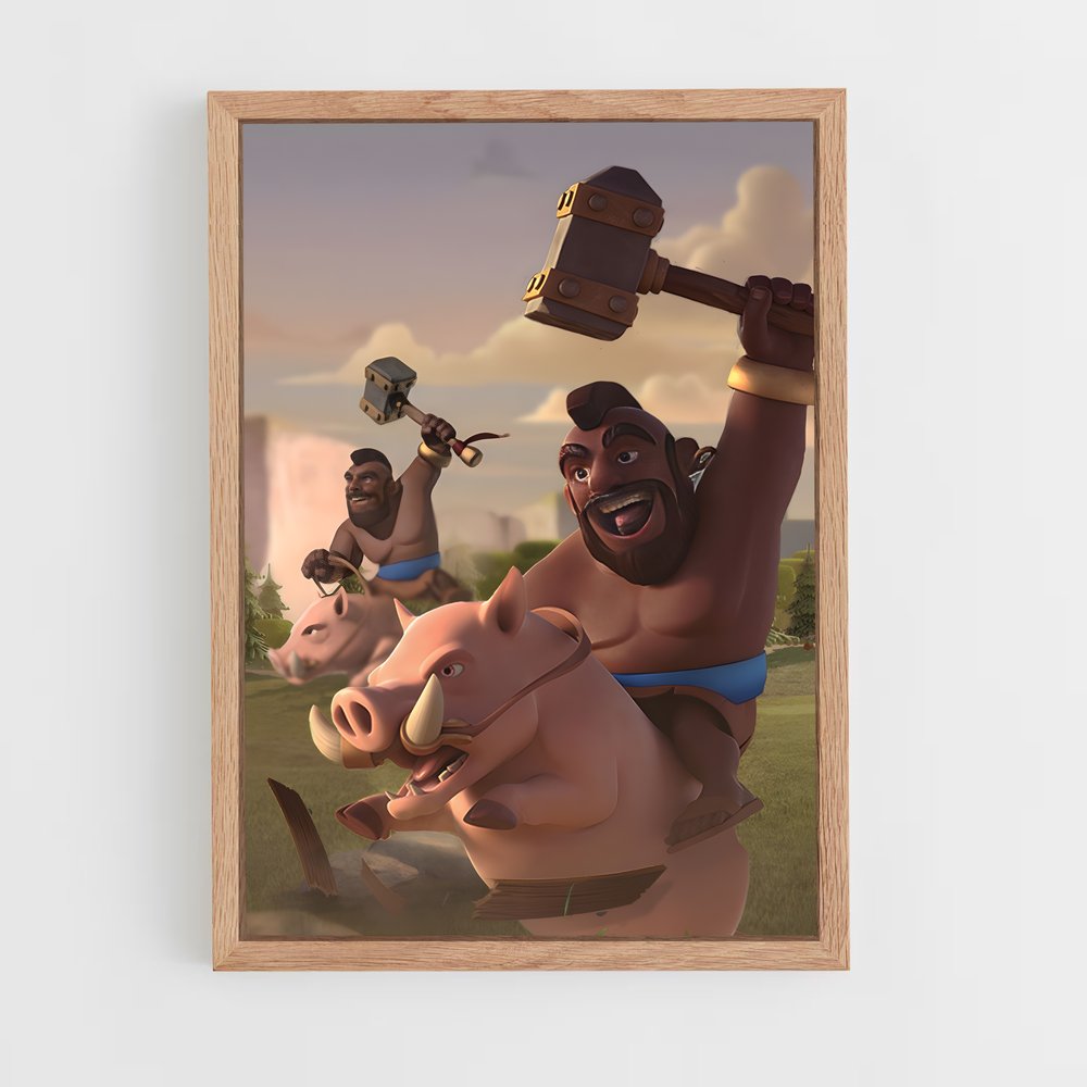 ap-hog rider-1 cadre Bois clair
