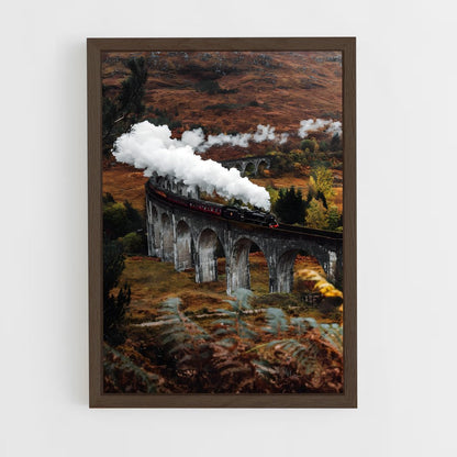 ap-hogwarts express-2 cadre Bois foncé