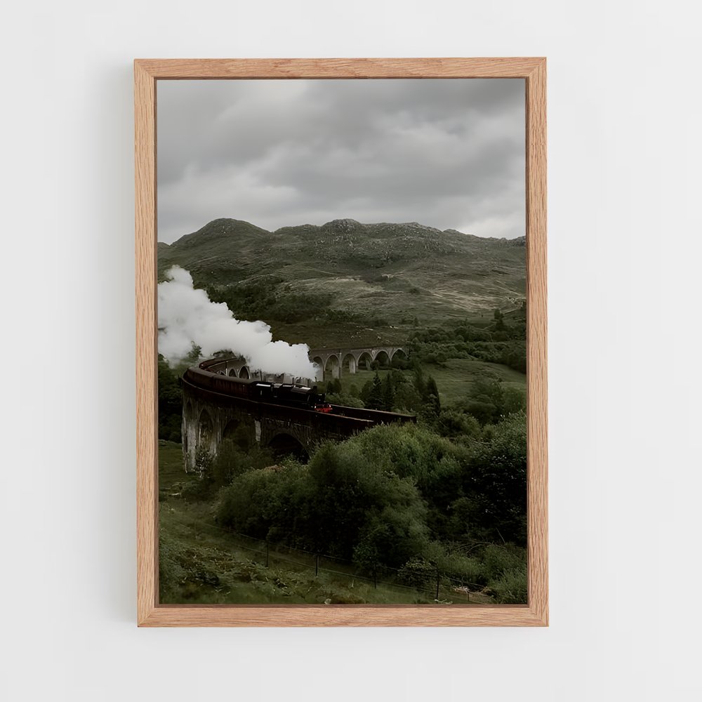 ap-hogwarts express-4 cadre Bois clair