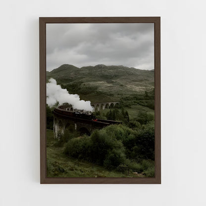 ap-hogwarts express-4 cadre Bois foncé