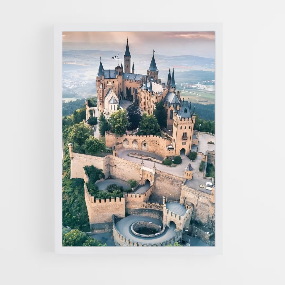 ap-hohenzollern castle-1 cadre Blanc