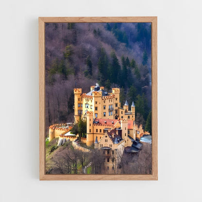 ap-hohenzollern castle-2 cadre Bois clair