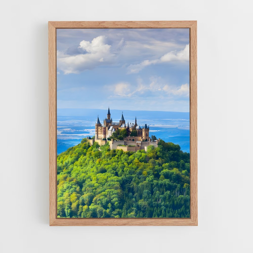 ap-hohenzollern castle-7 cadre Bois clair