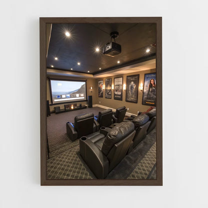 ap-home theater-12 cadre Bois foncé