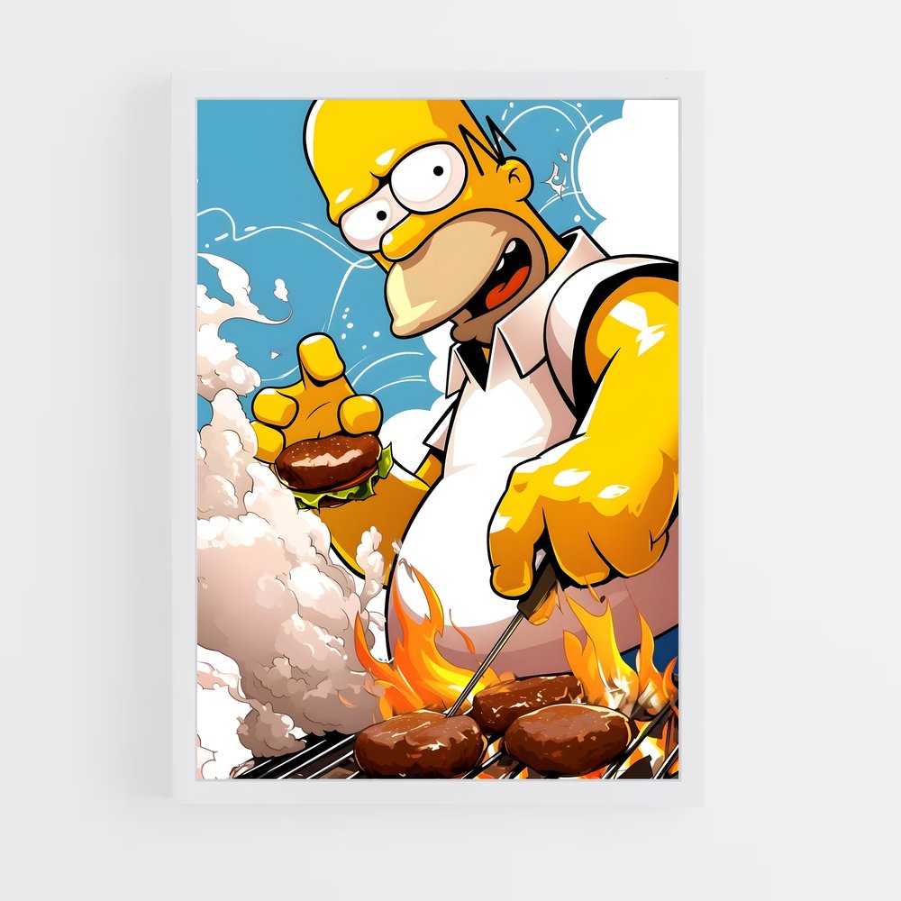 ap-homer simpson-2 cadre Blanc