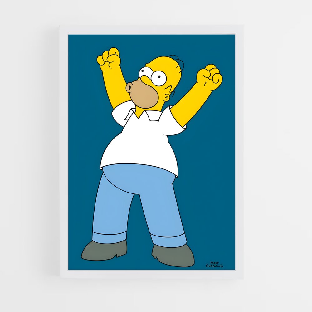 ap-homer simpson-3 cadre Blanc