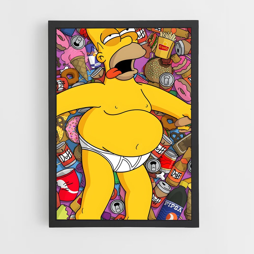 ap-homer simpson-5 cadre Noir